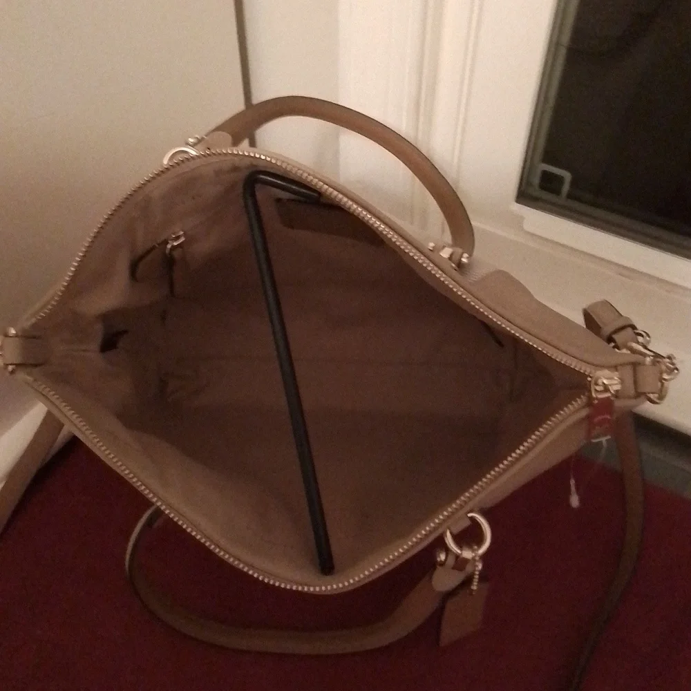 NEW Coach Prairie       Tan/Cream Satchel and Crossbody - Picture 13 of 15